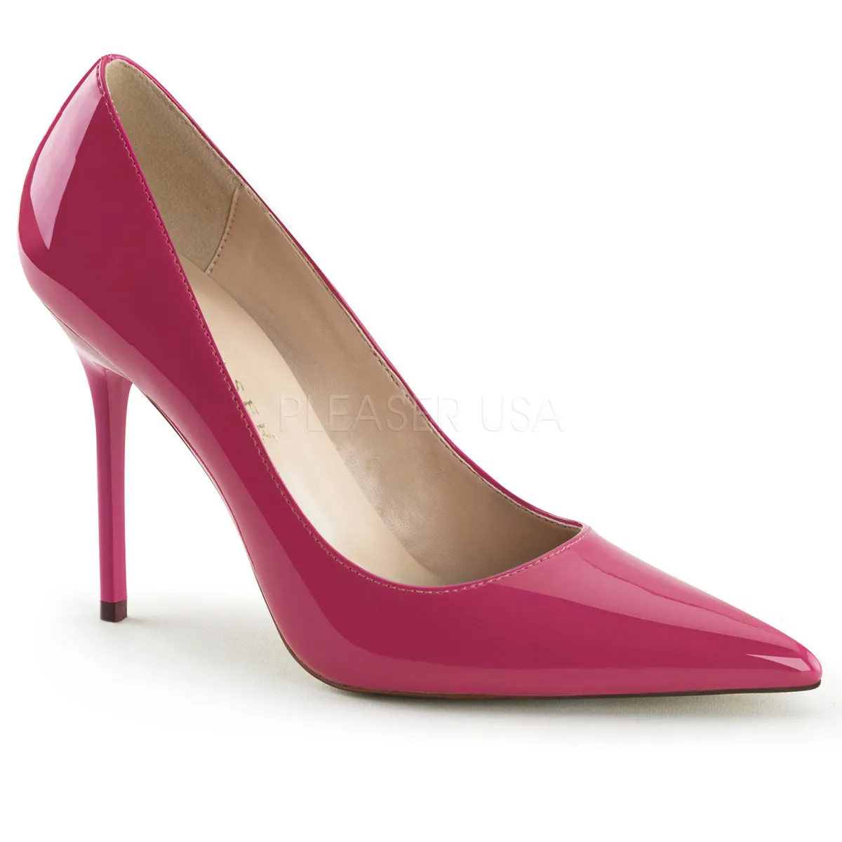 4 Inches Hot Pink Classic Stilettos