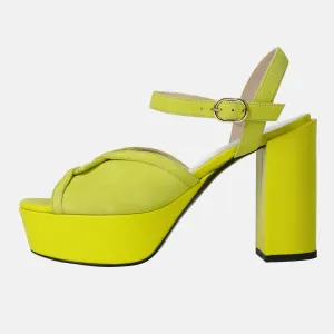 AMALIA platform sandal - Sunflower