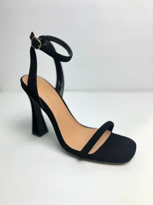 Ankle Strap Suede Sandals