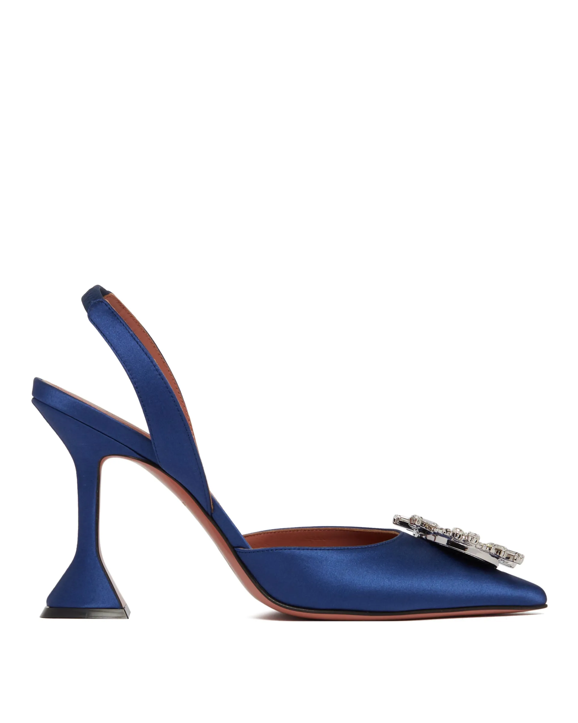 Begum Blue Slingback Pumps