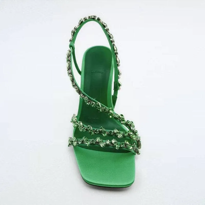 Benjamin Rhinestone High Heels