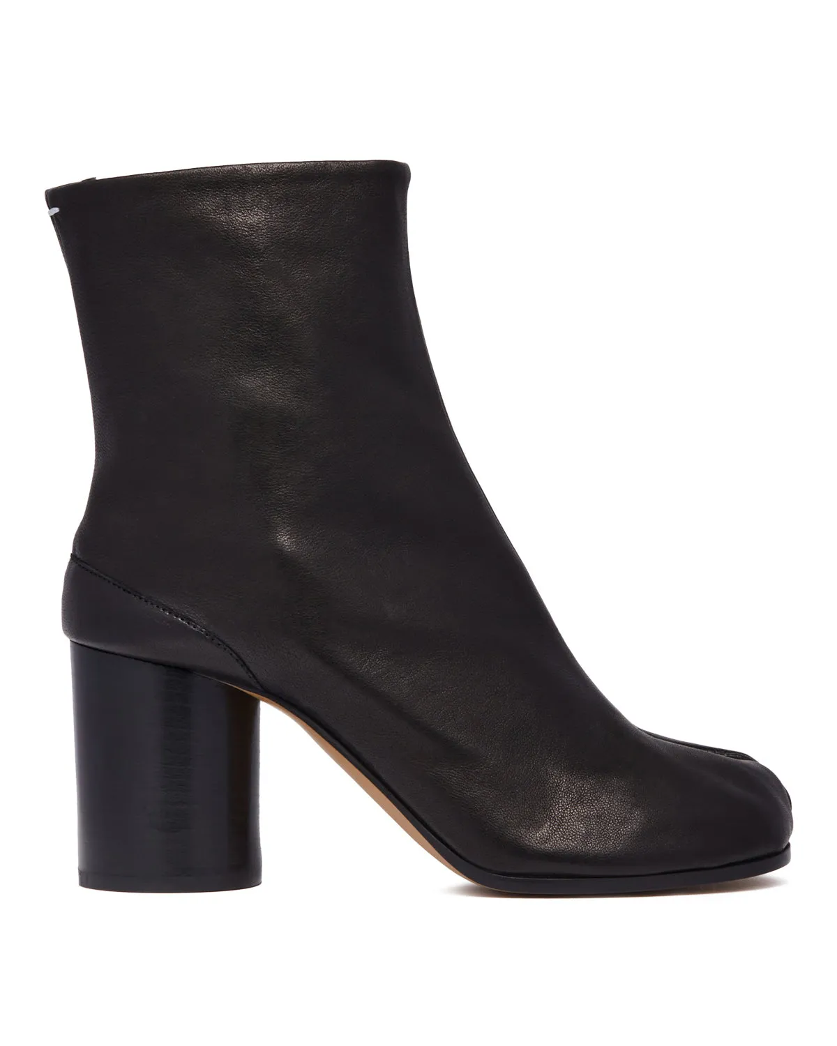 Black Leather Tabi Boots