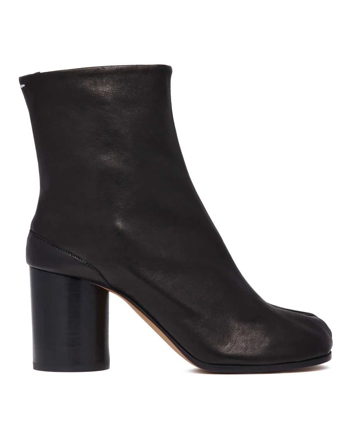 Black Leather Tabi Boots