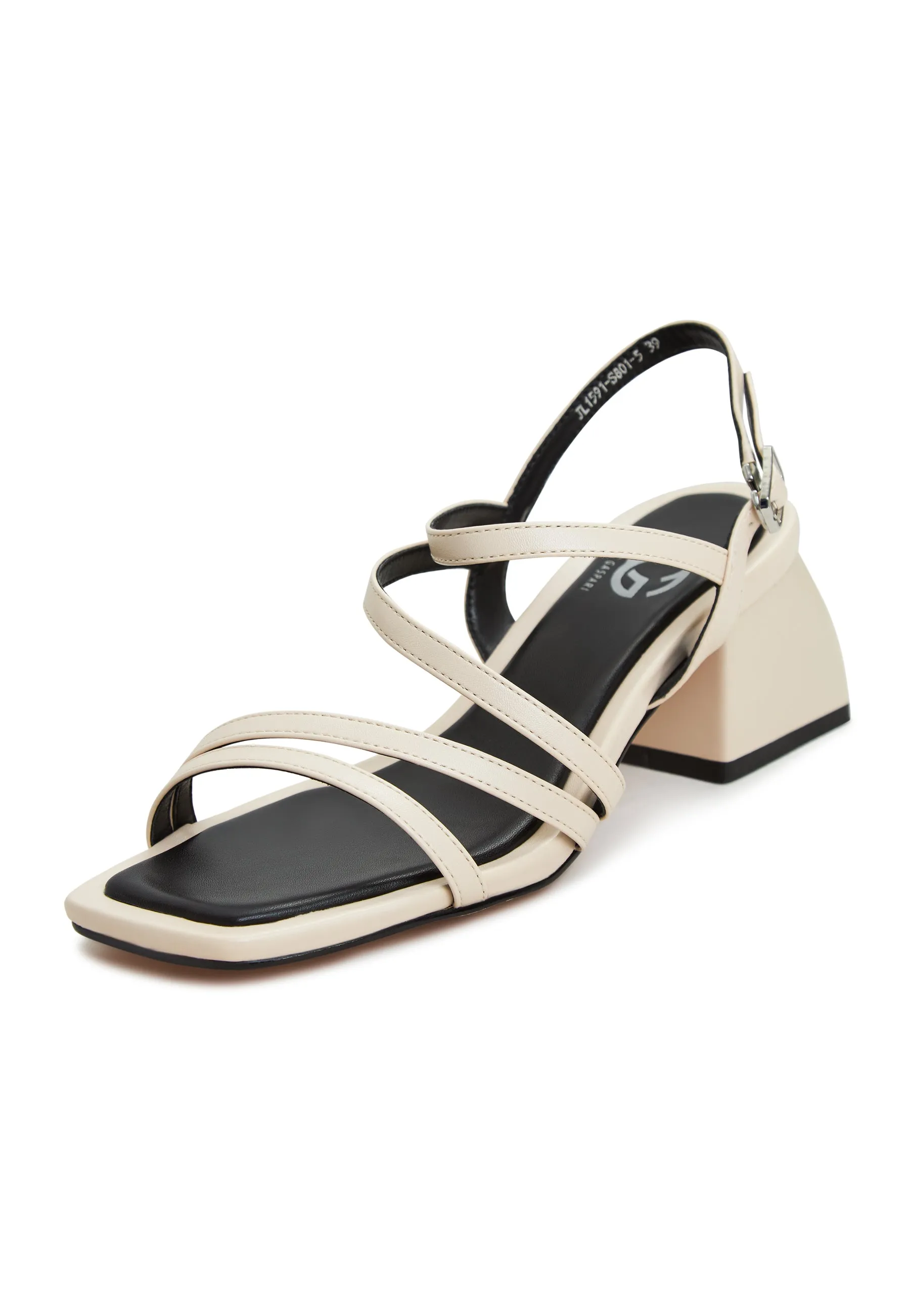 Block Heels Sandals Maria - Beige