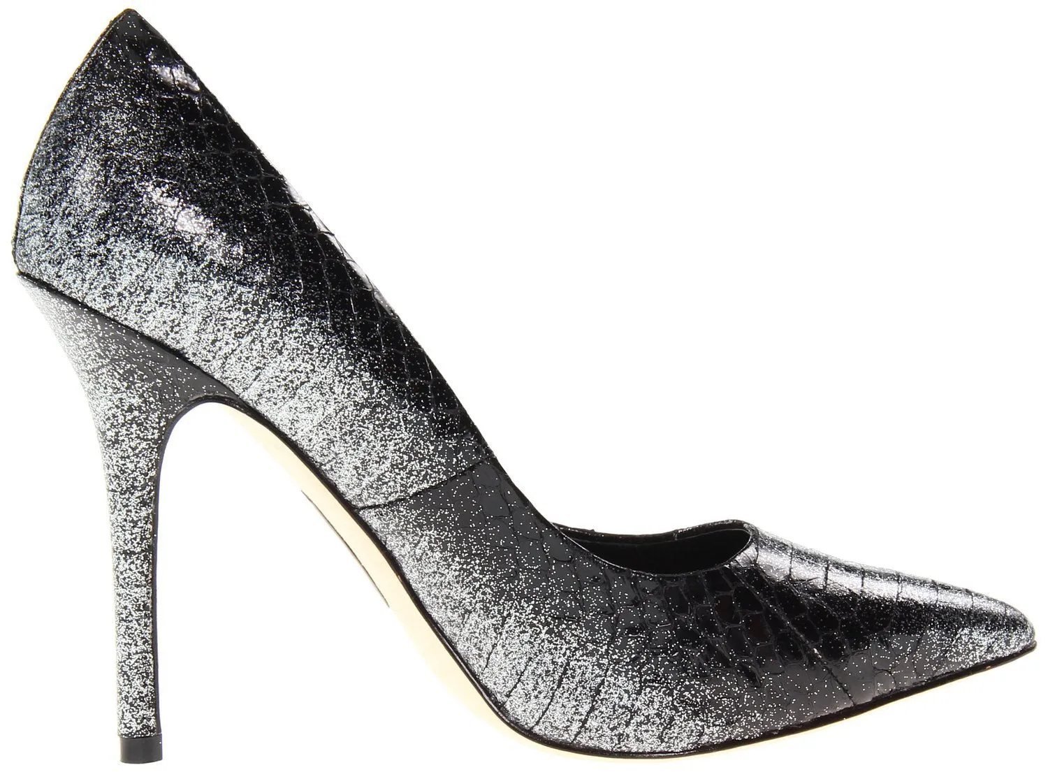 Boutique 9 Justine Snake Platform Silver Pump  (Women)