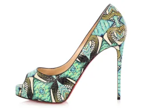 Christian Louboutin Python Inferno Pumps