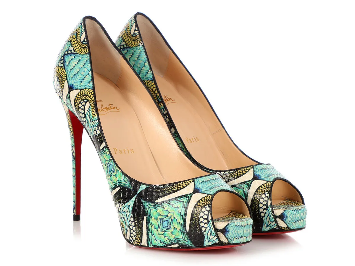 Christian Louboutin Python Inferno Pumps