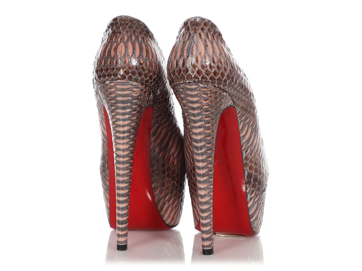 Christian Louboutin Watersnake Platform Pumps