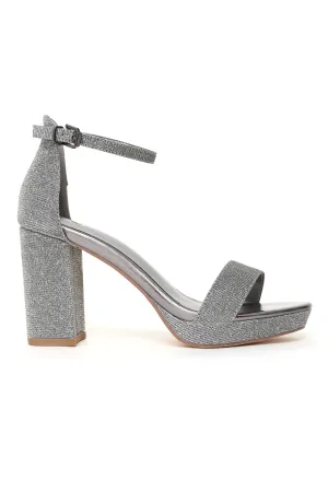 CLASSIC PLATFORM HEELS-PEWTER