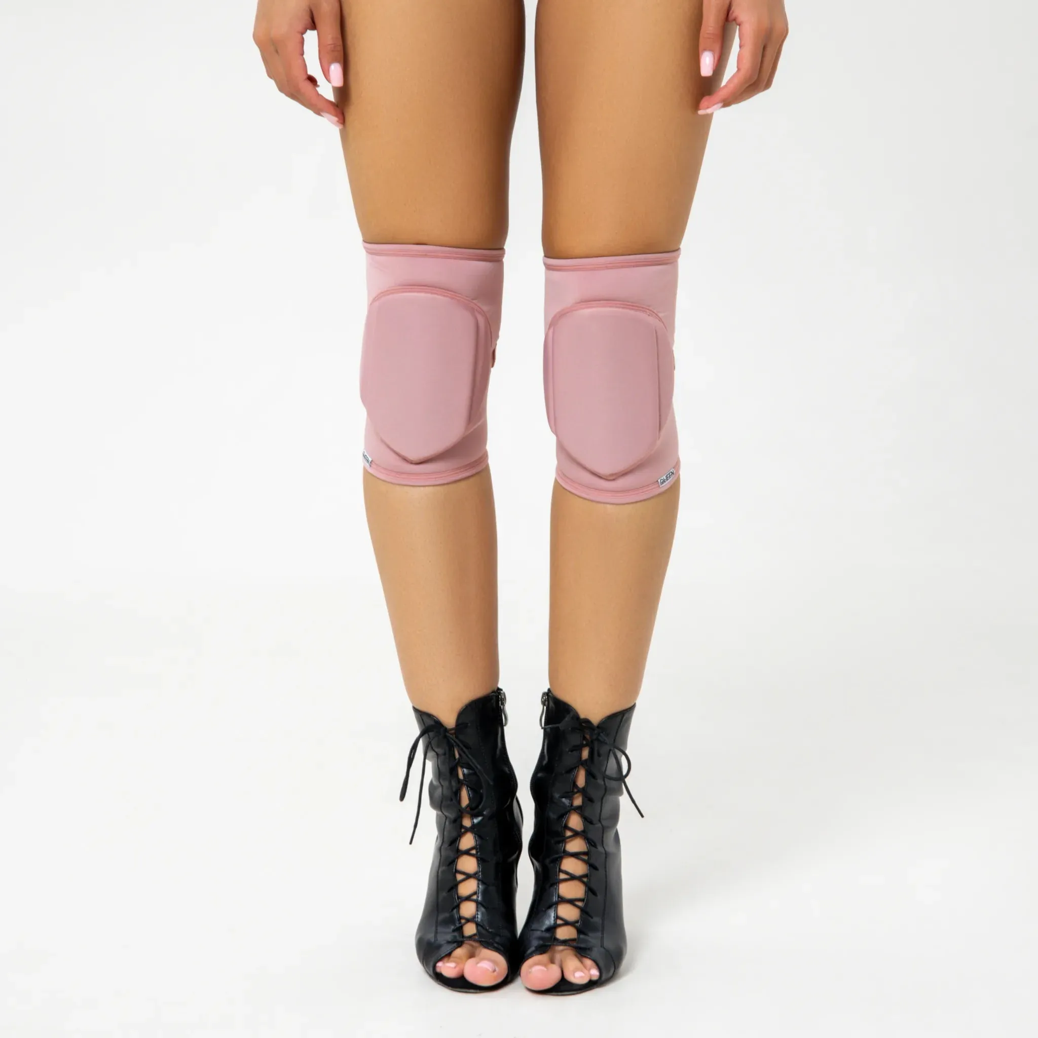 Classic Sleek Dusty Rose Dance knee pads