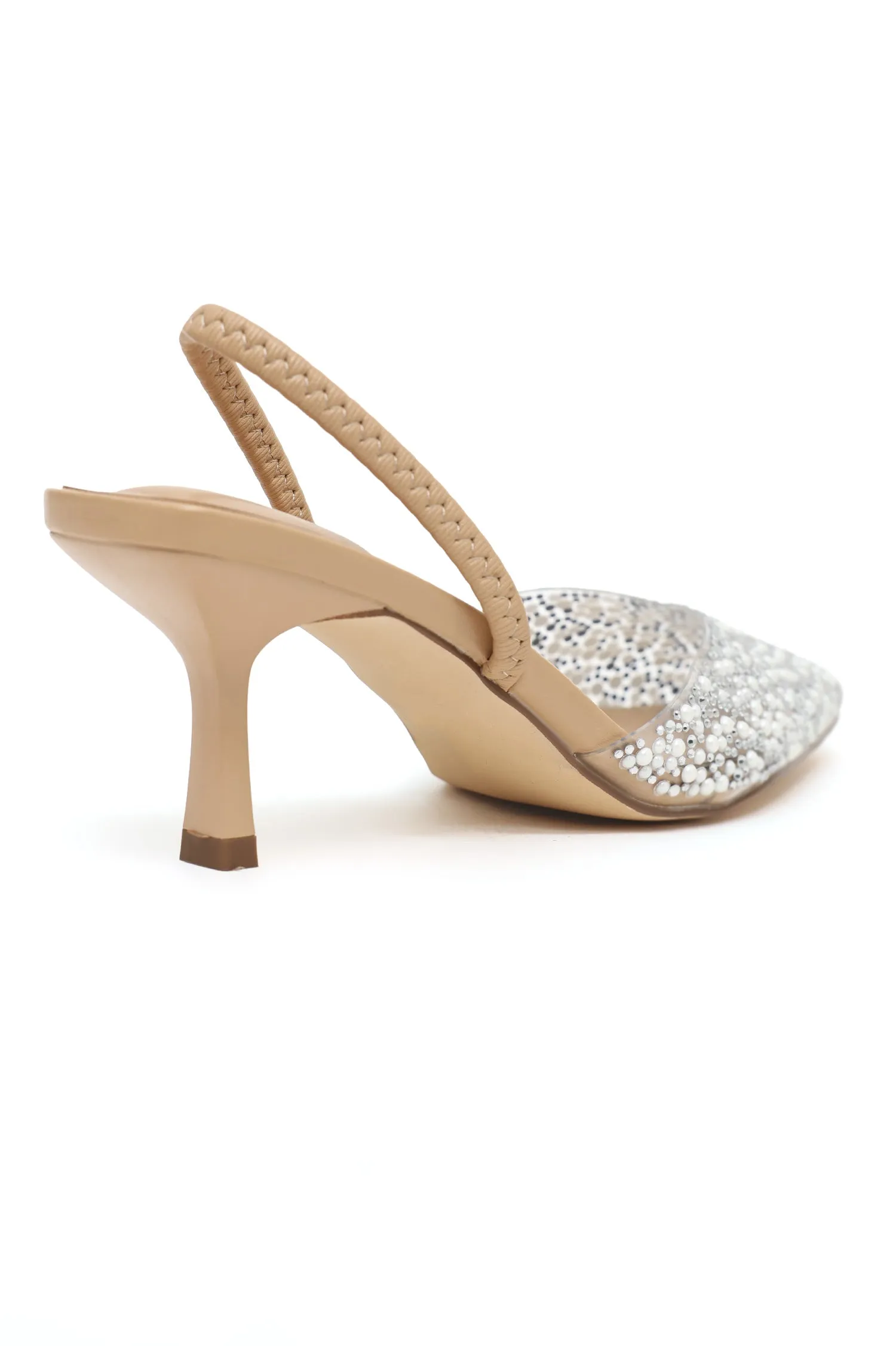 CRYSTAL BLOSSOM EMBELLISHED HEEL-BLACK-GUN-NUDE-WHITE