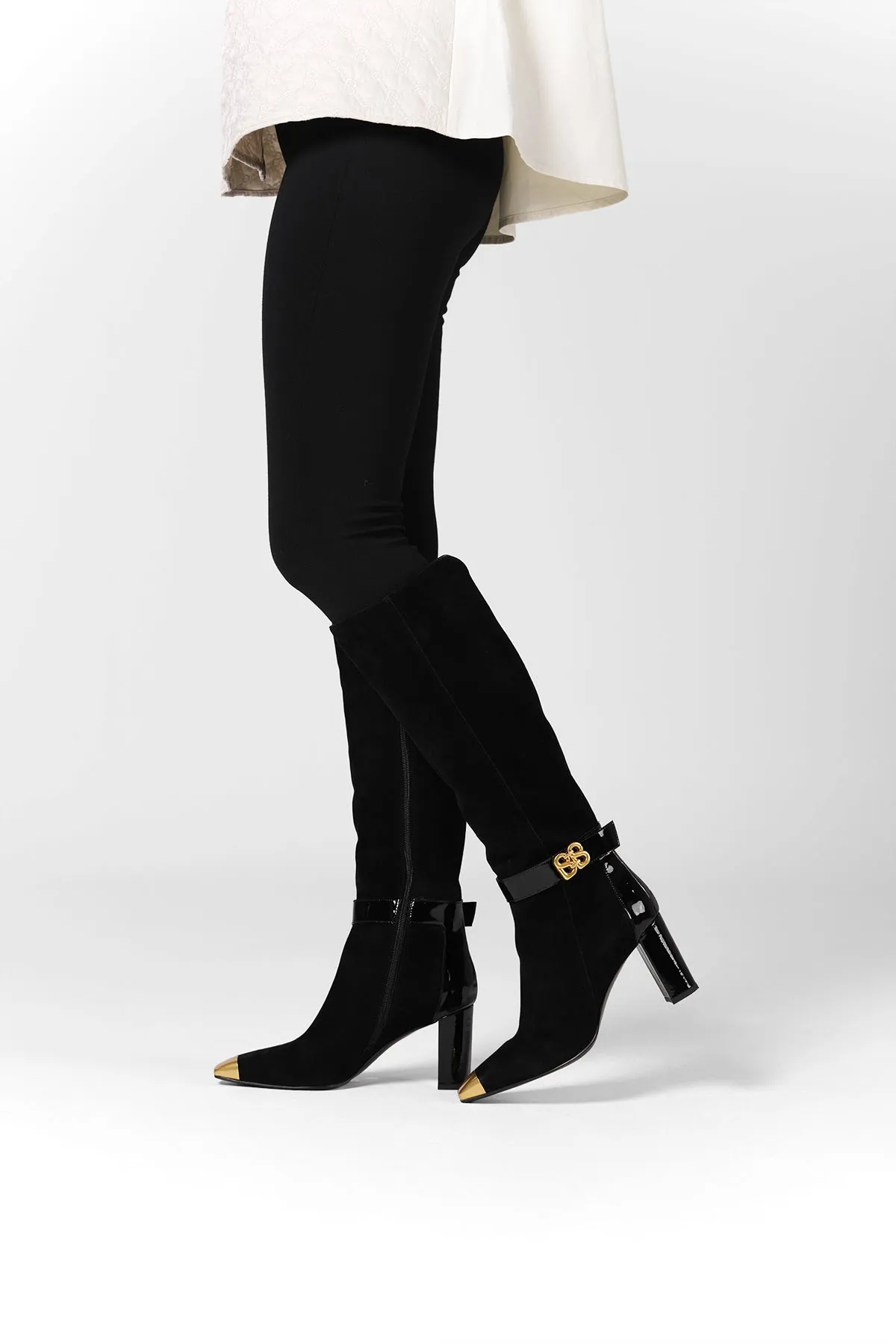 Deux Long Boots - Black