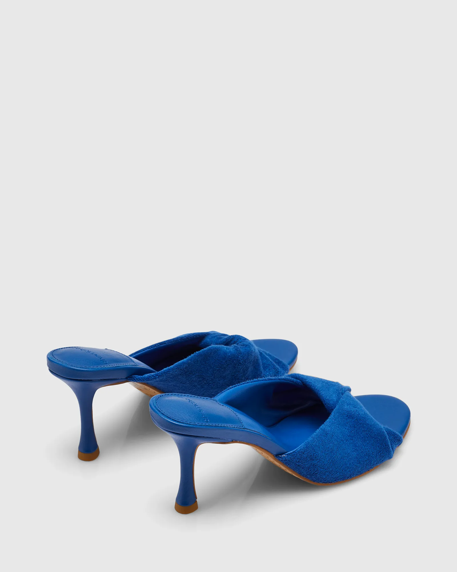 Gigi Heels Blue Terry