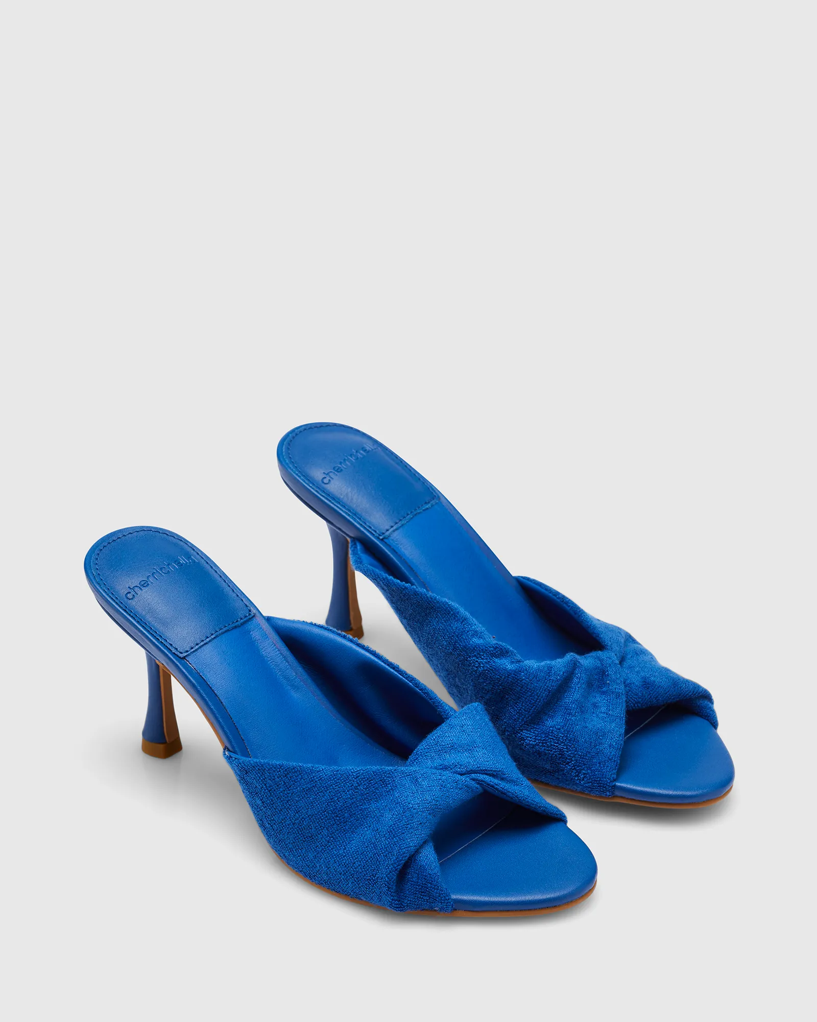 Gigi Heels Blue Terry