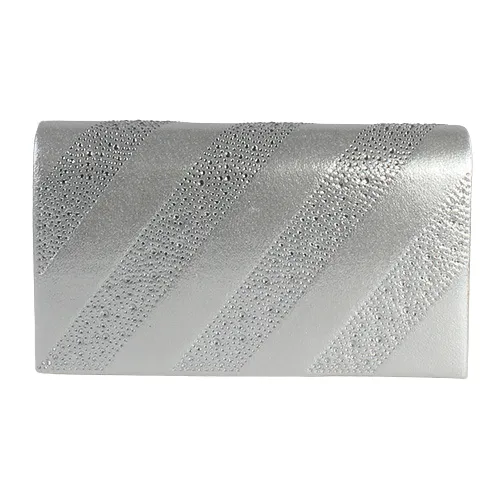 Glamour Clutch Bag - Minsk - Silver