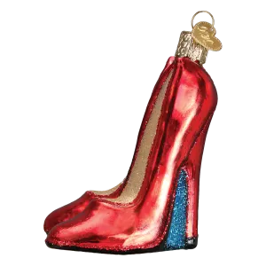 Glamour Heels Old World Christmas Ornament 32266