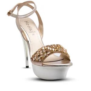 Golden Bridal Sandal 066523