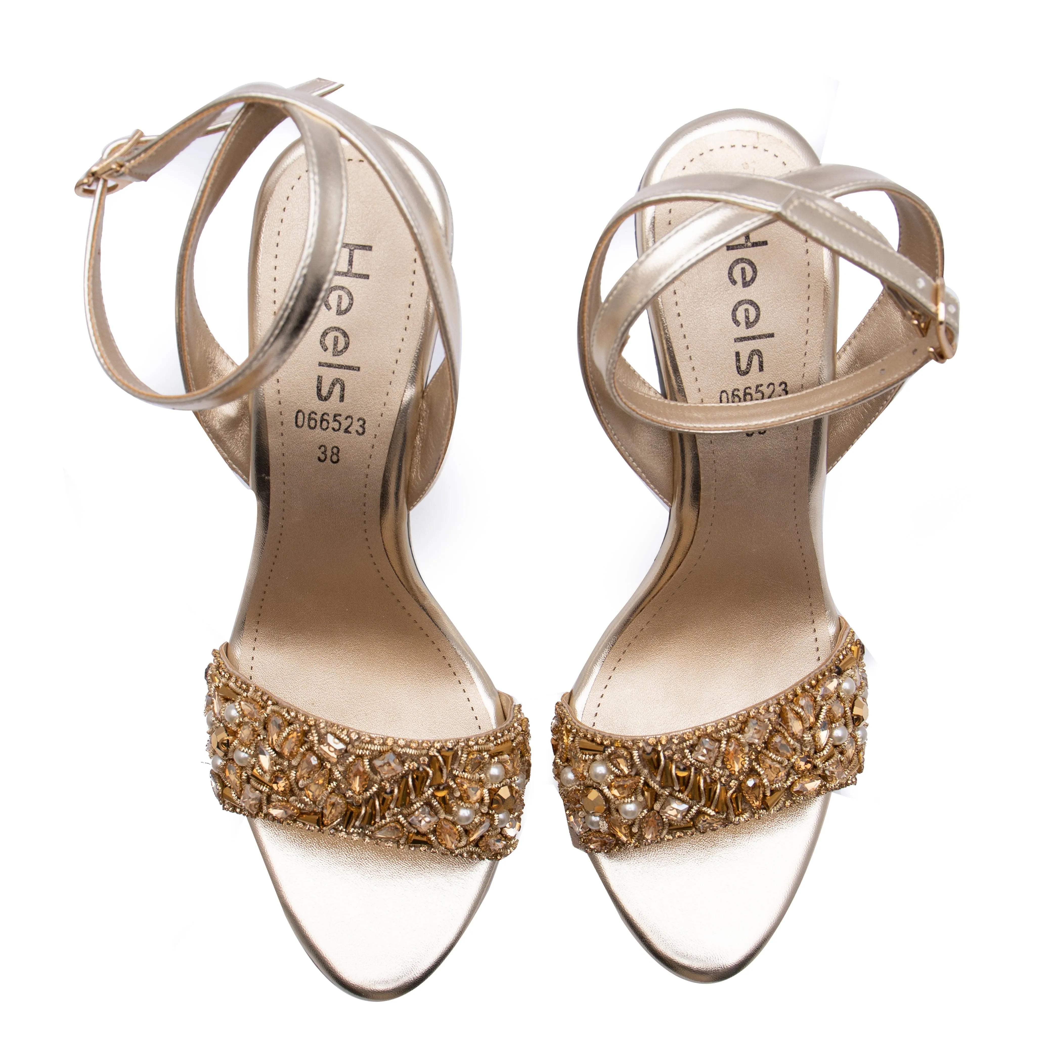 Golden Bridal Sandal 066523