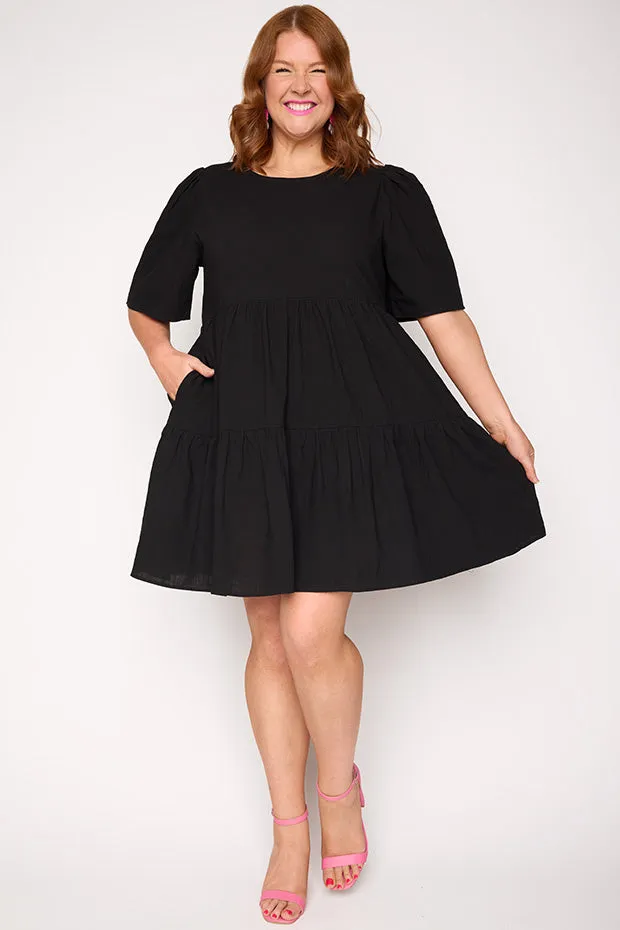 Isadora Black Dress