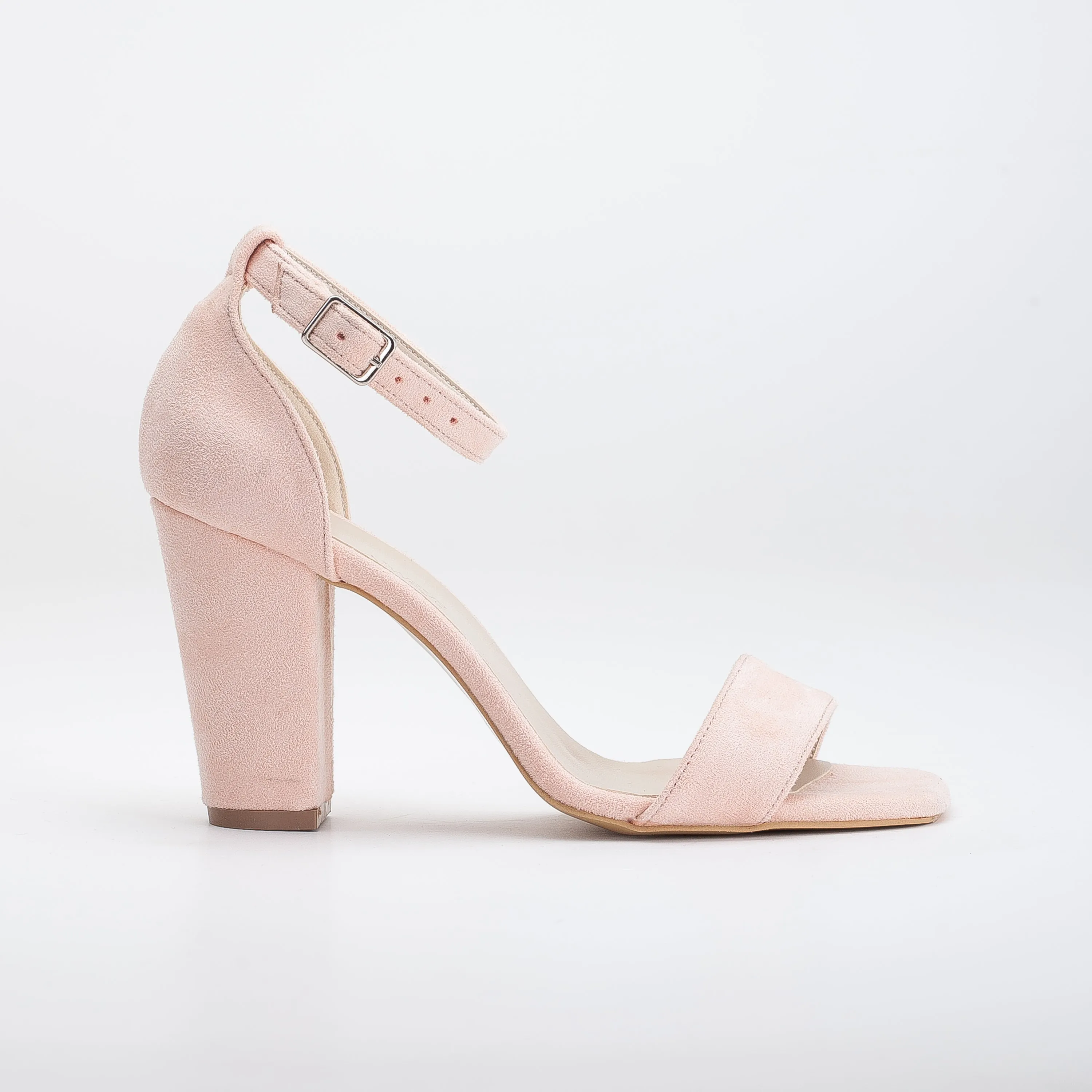 Jess - Coral Suede Sandals