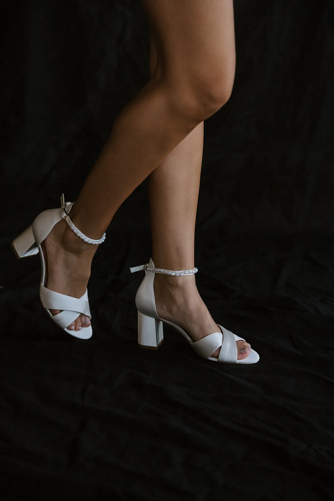 KINDRED - IVORY PEARL BRIDAL SHOES - SAMPLE SALE