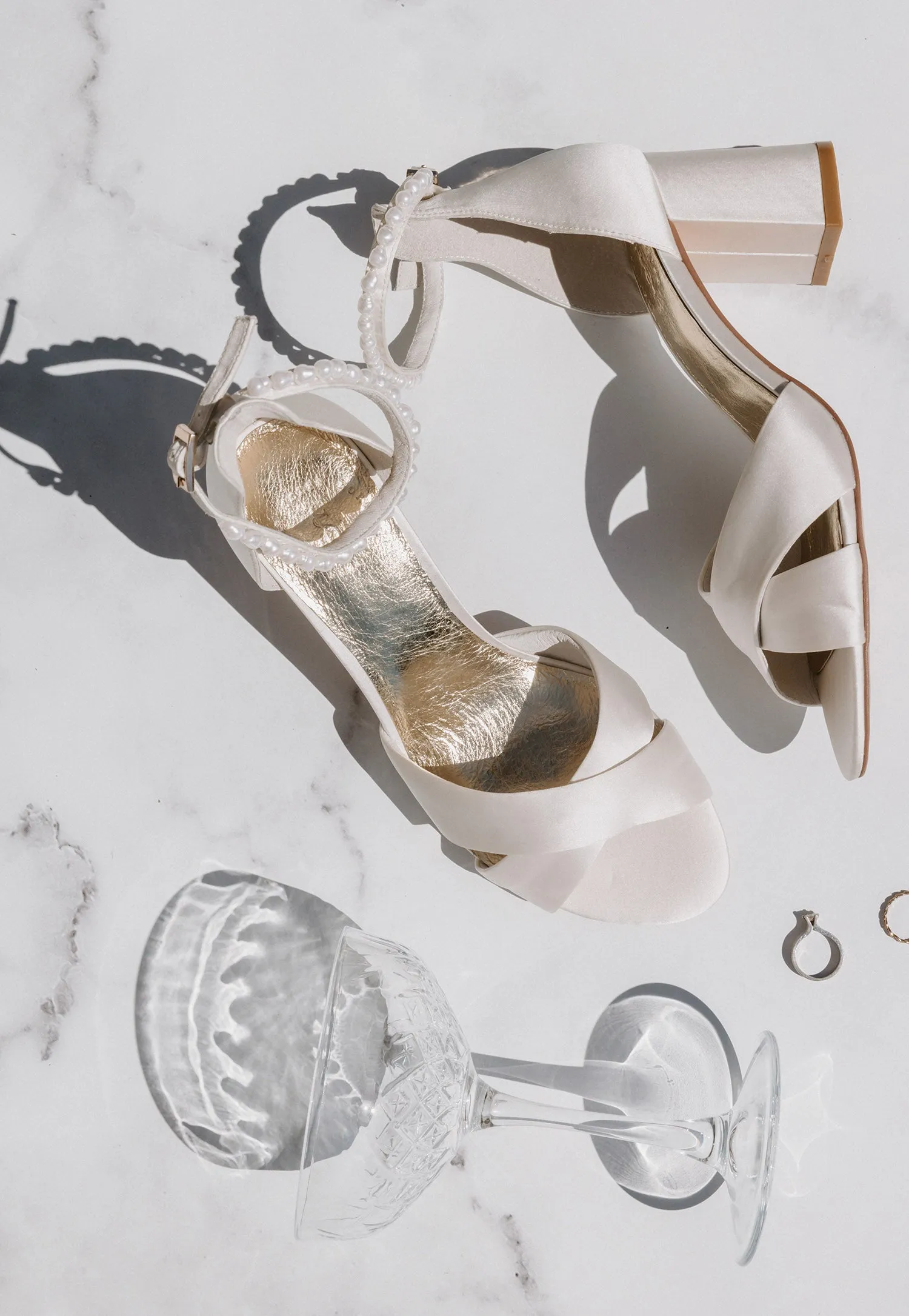 KINDRED - IVORY PEARL BRIDAL SHOES - SAMPLE SALE