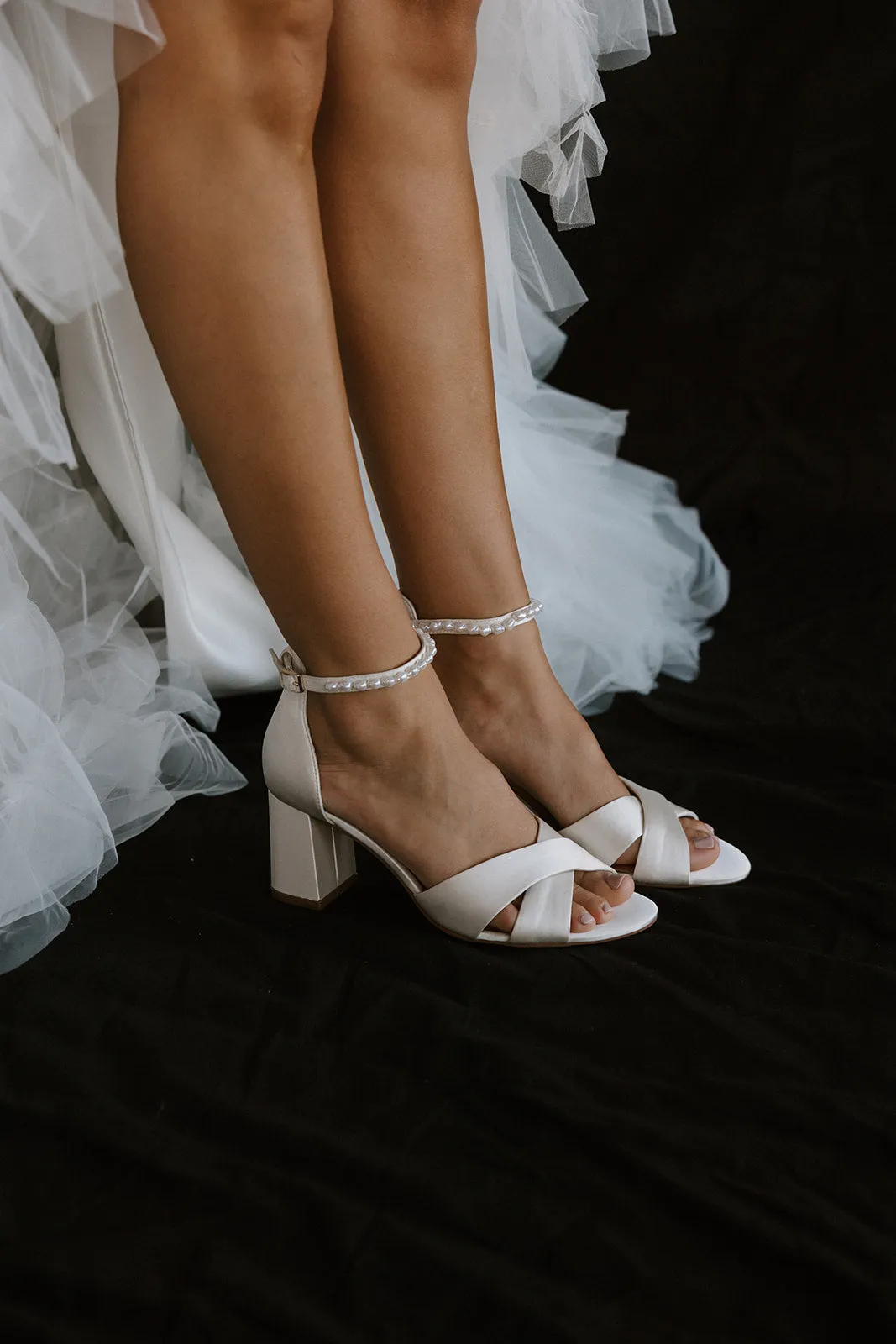 KINDRED - IVORY PEARL BRIDAL SHOES - SAMPLE SALE