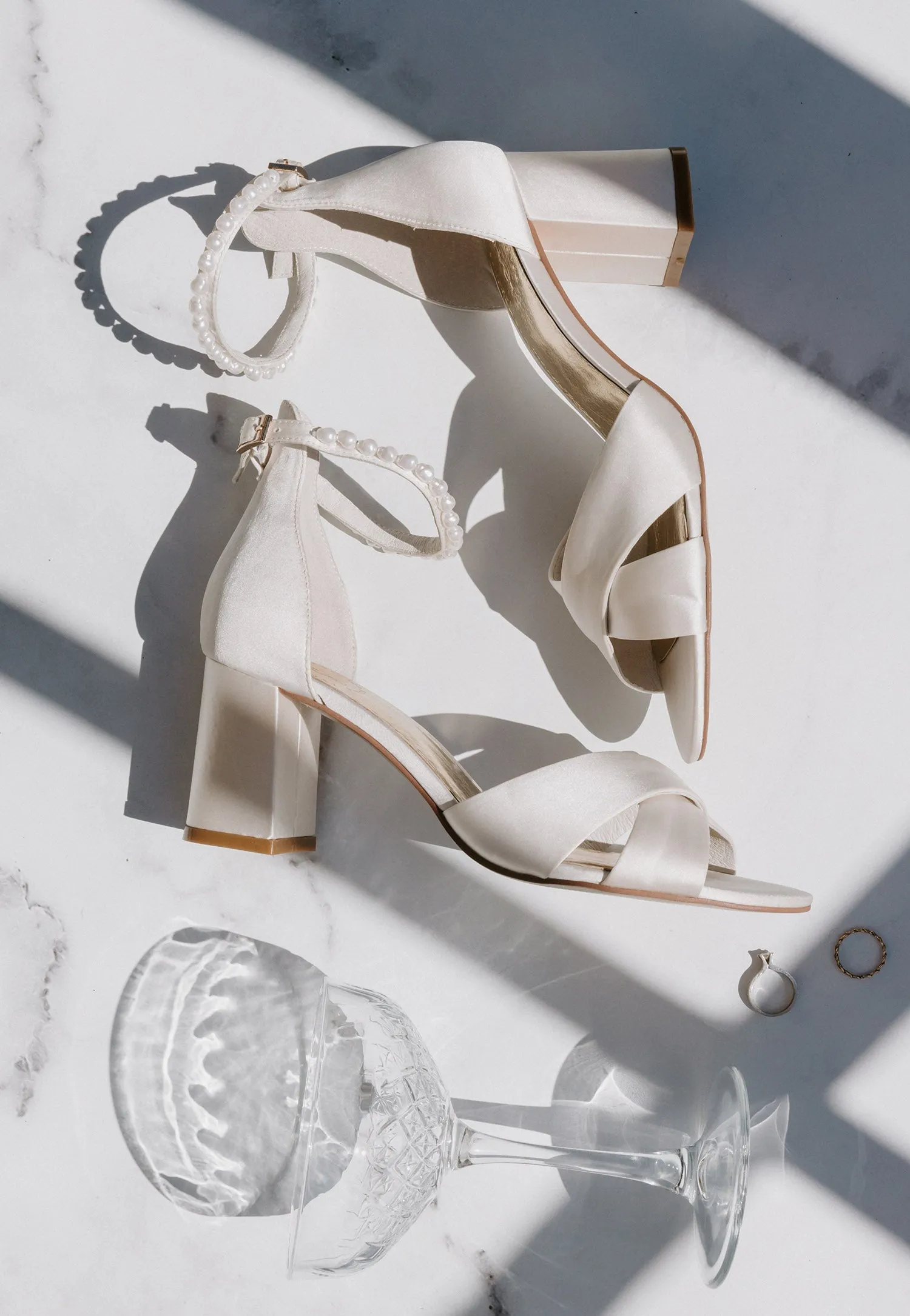 KINDRED - IVORY PEARL BRIDAL SHOES - SAMPLE SALE