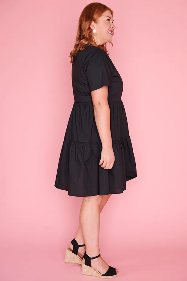 Lilah Black Dress