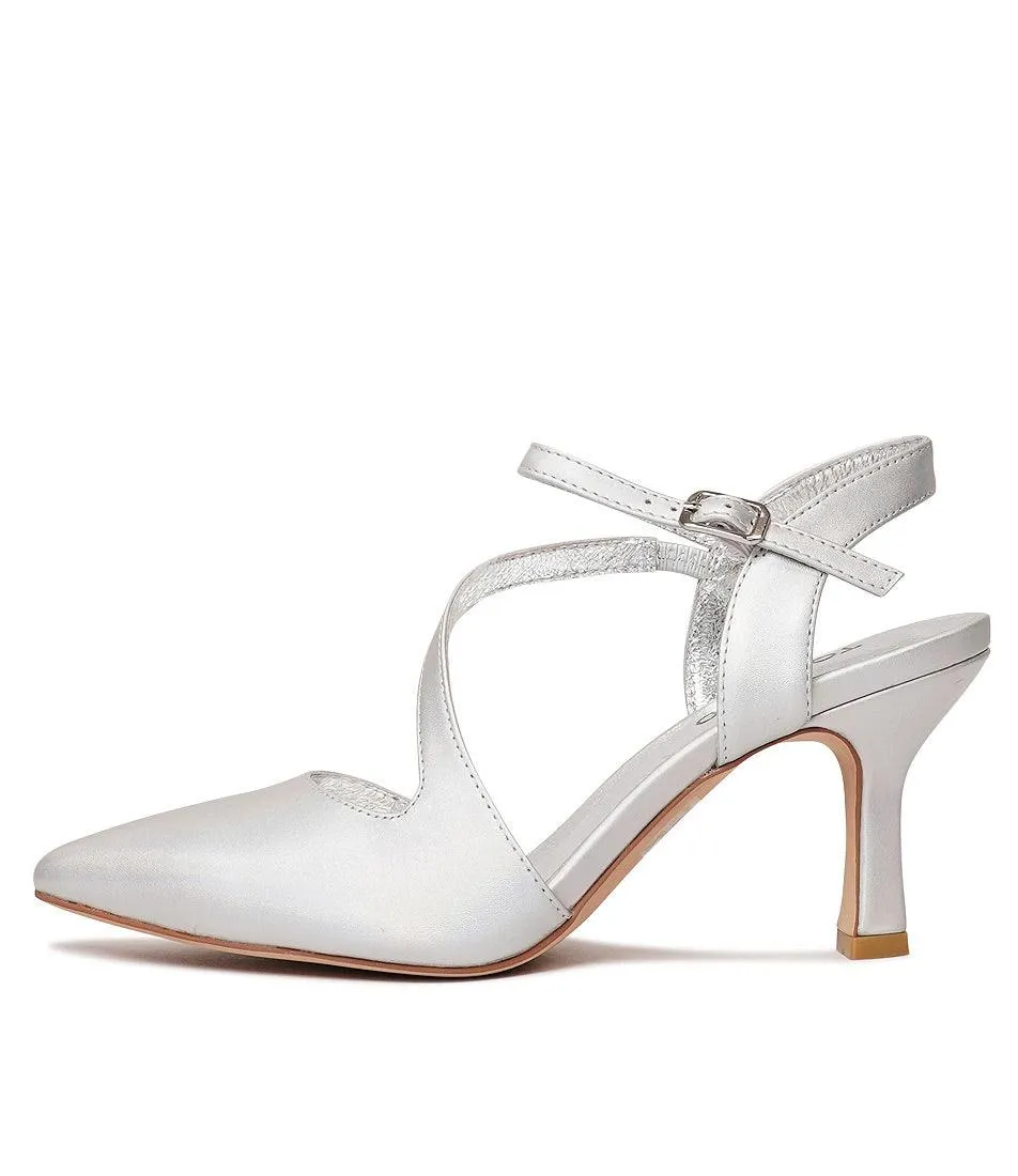 Lukka Silver Rainbow Leather Heels