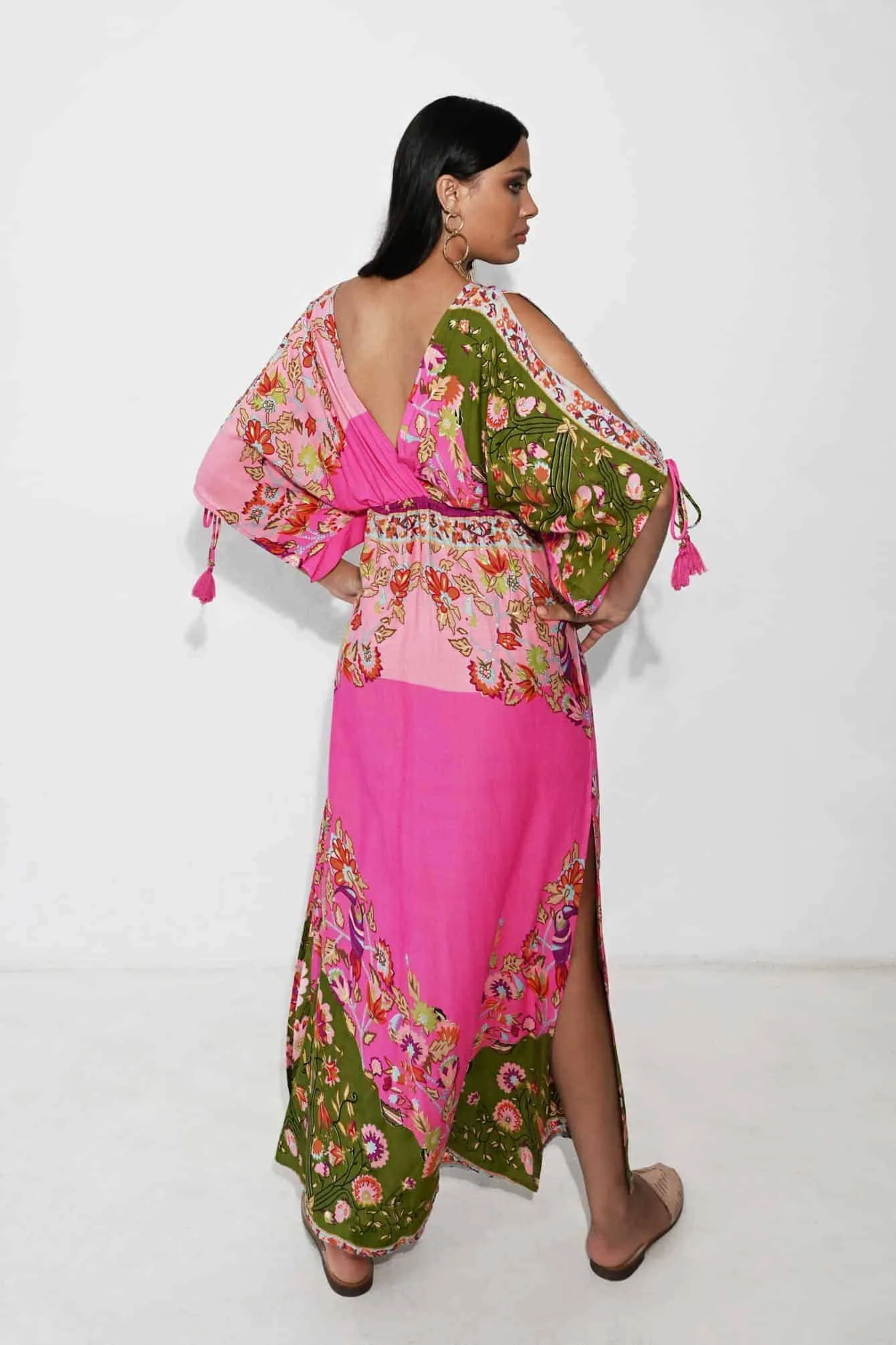 MARRAKESH STAR LONG PINK DRESS