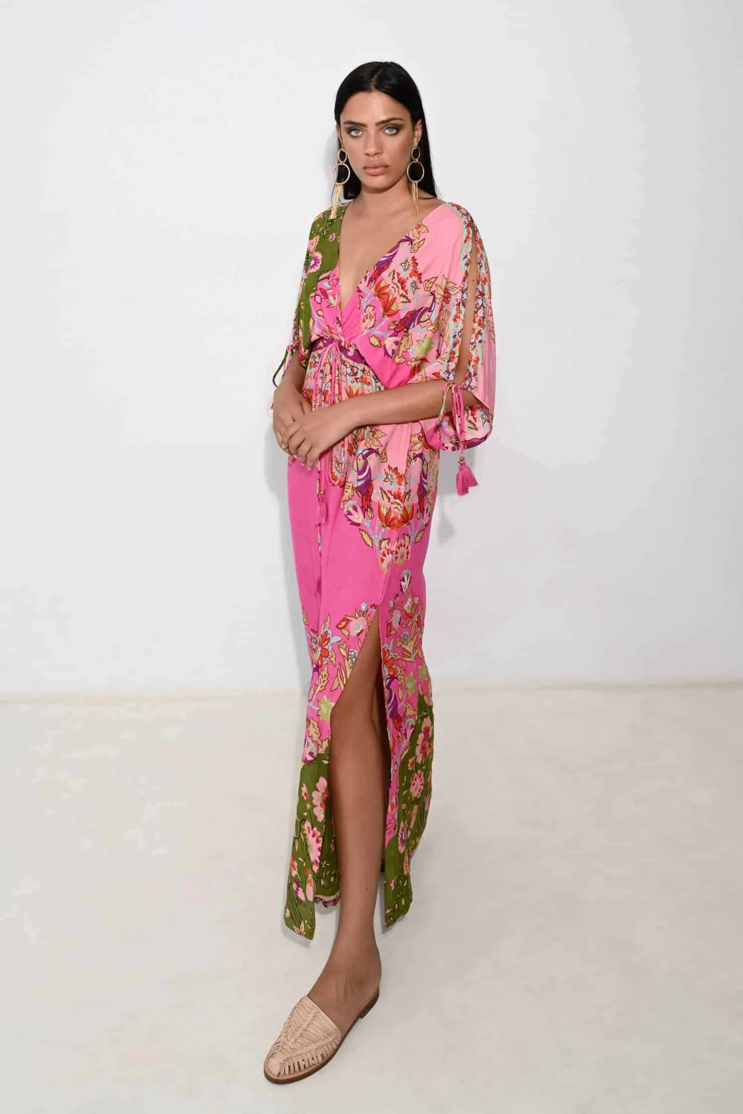 MARRAKESH STAR LONG PINK DRESS