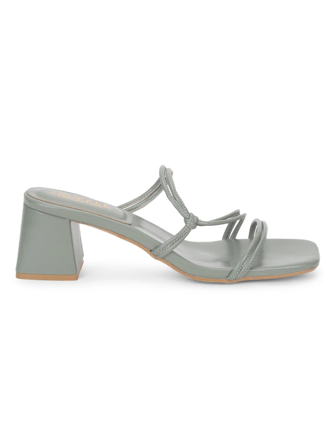 Mint Green PU Strappy Block Heel Mules (TC-ST-1300-MNT)