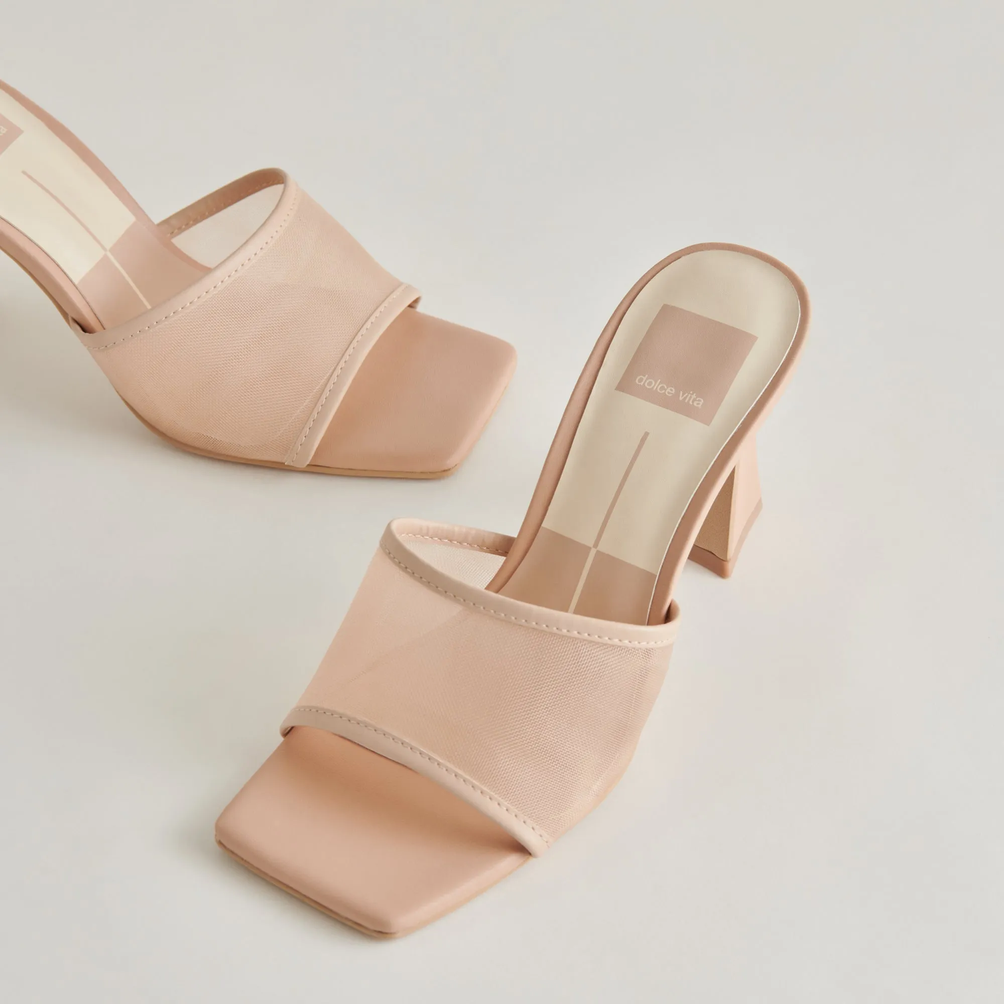 NARDA HEELS BLUSH MESH