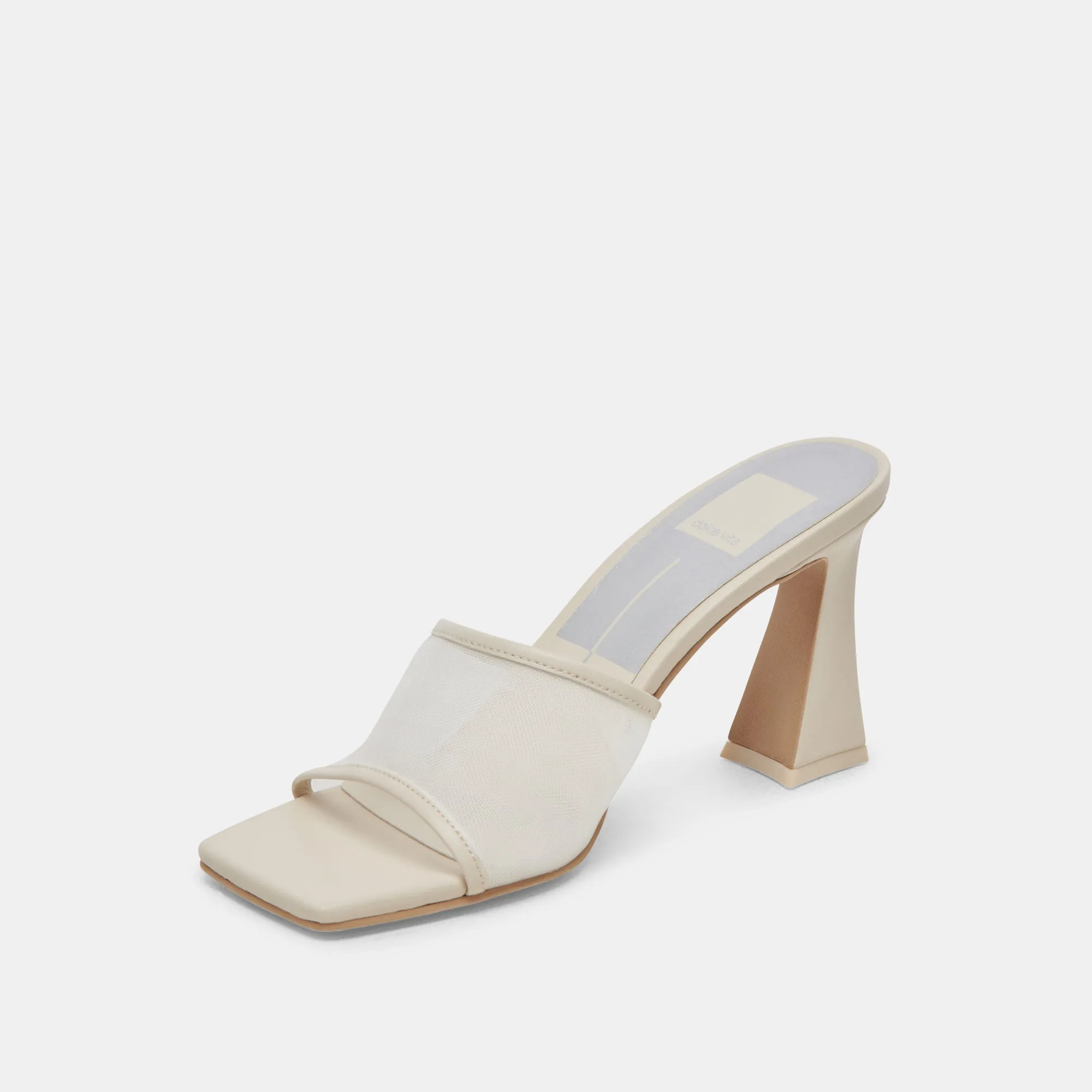 NARDA HEELS IVORY MESH