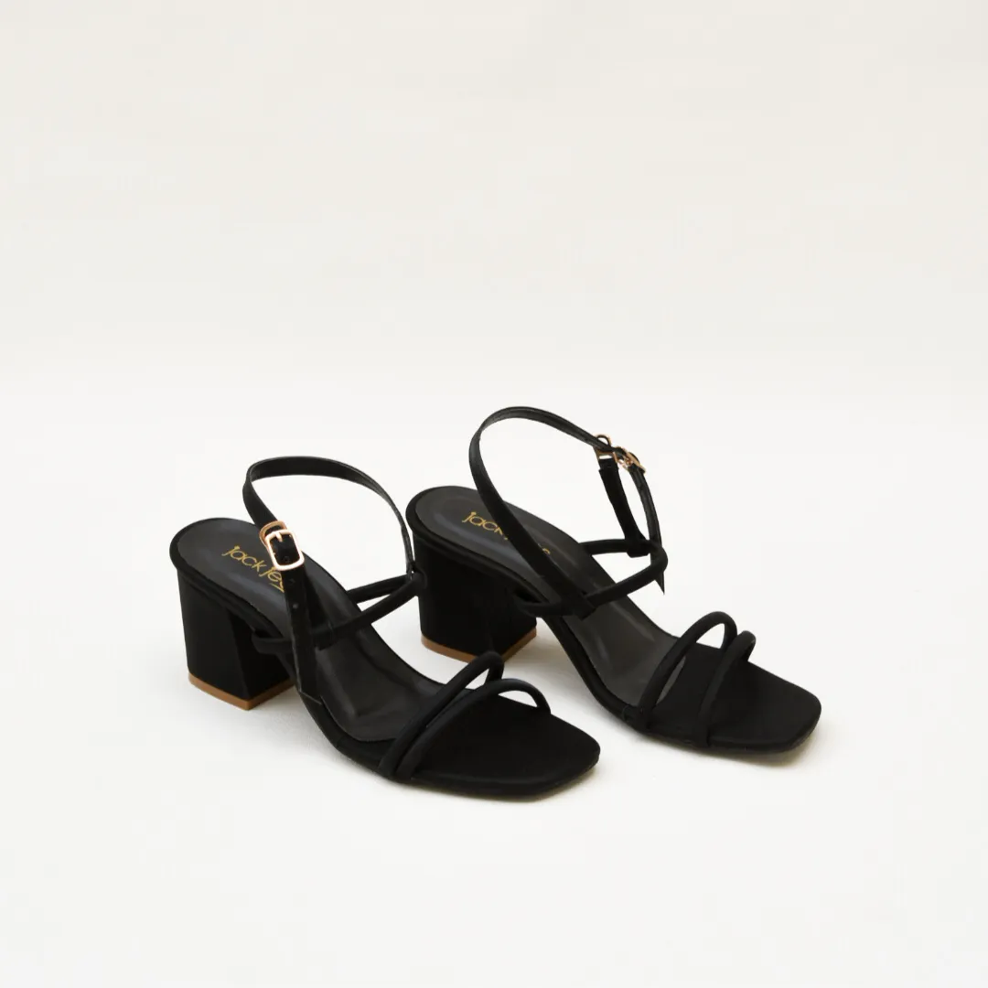 Noir Chic Sandals Black