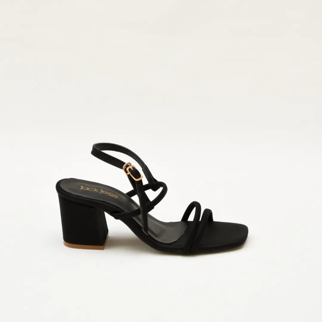 Noir Chic Sandals Black