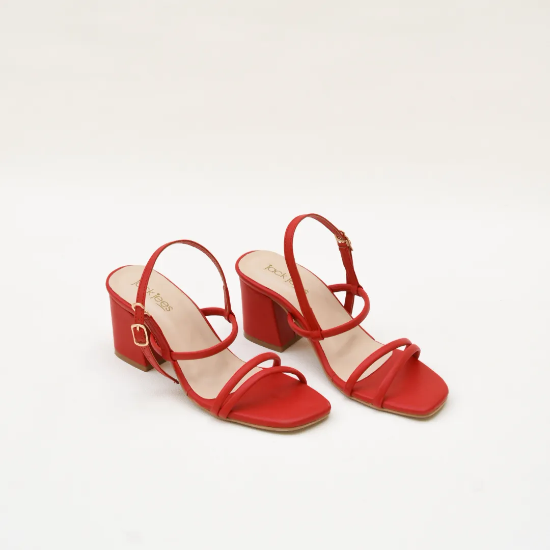 Noir Chic Sandals Red