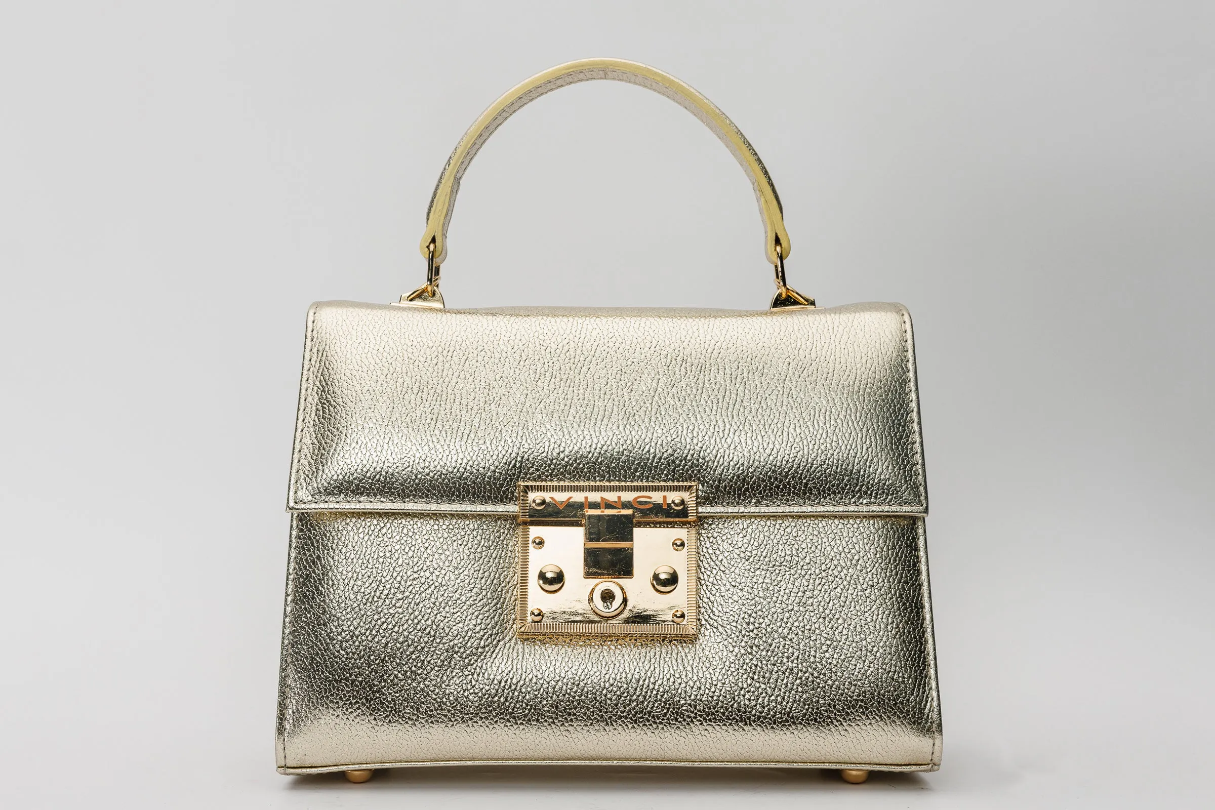 The Ege Gold Leather Hanbag