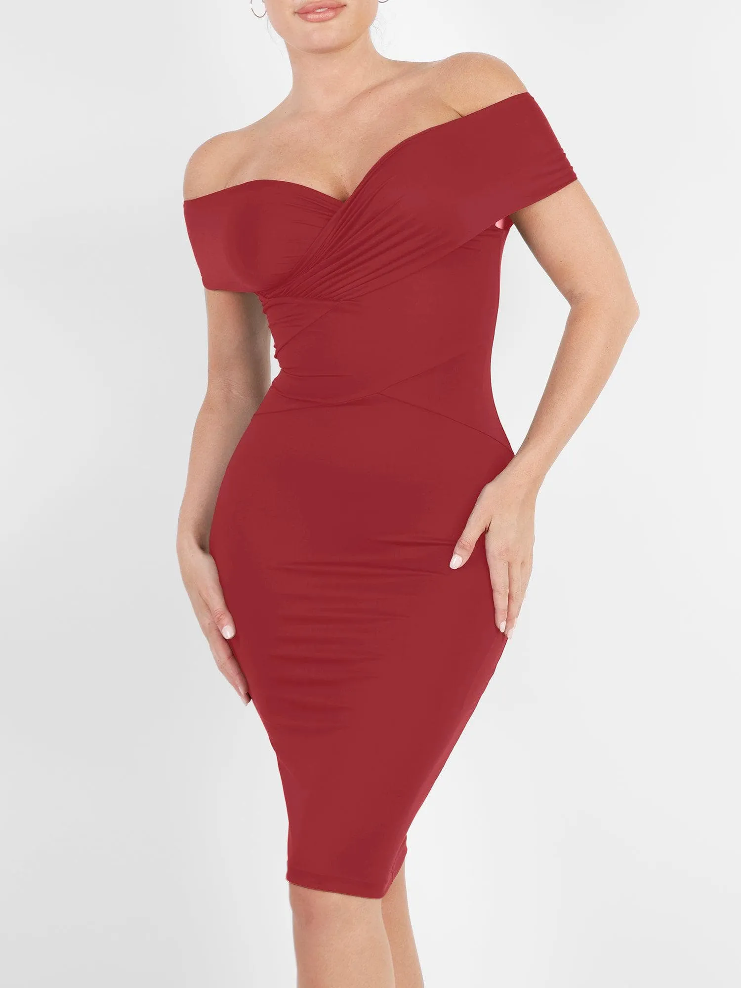 The Shapewear Dresses Off Shoulder