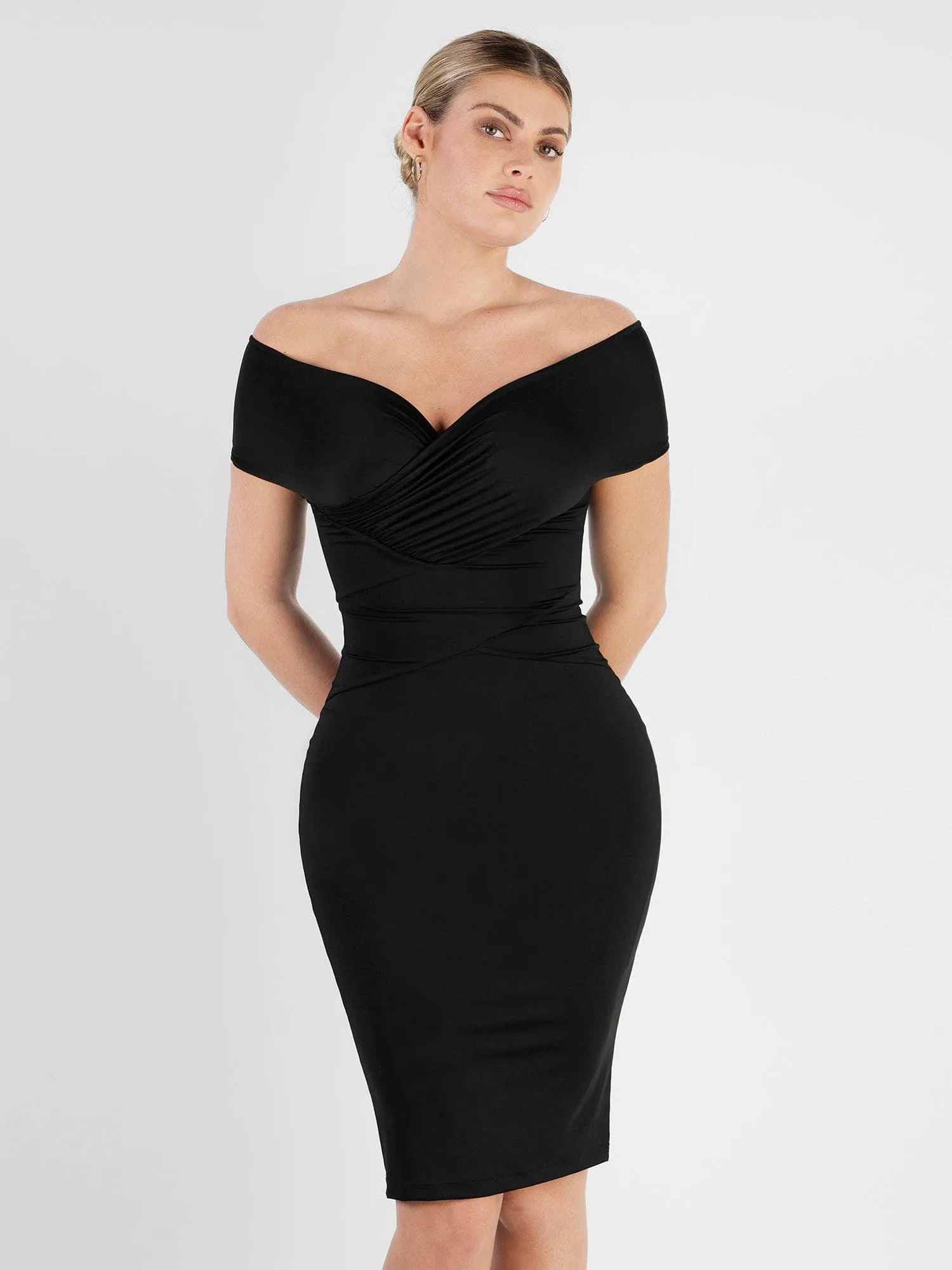 The Shapewear Dresses Off Shoulder