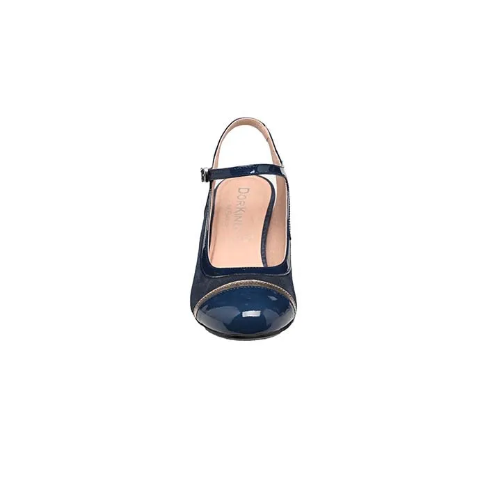 Womens Dorking Rodin Slingback in Lamina Blue