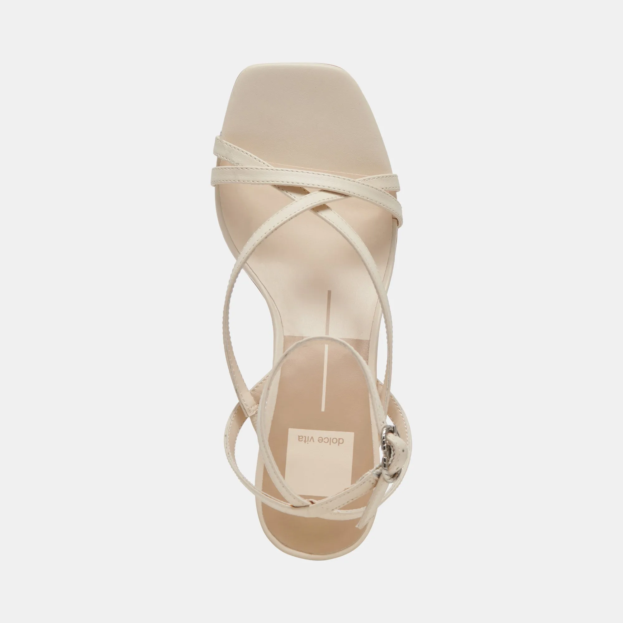 ZAMAL HEELS CREME LEATHER